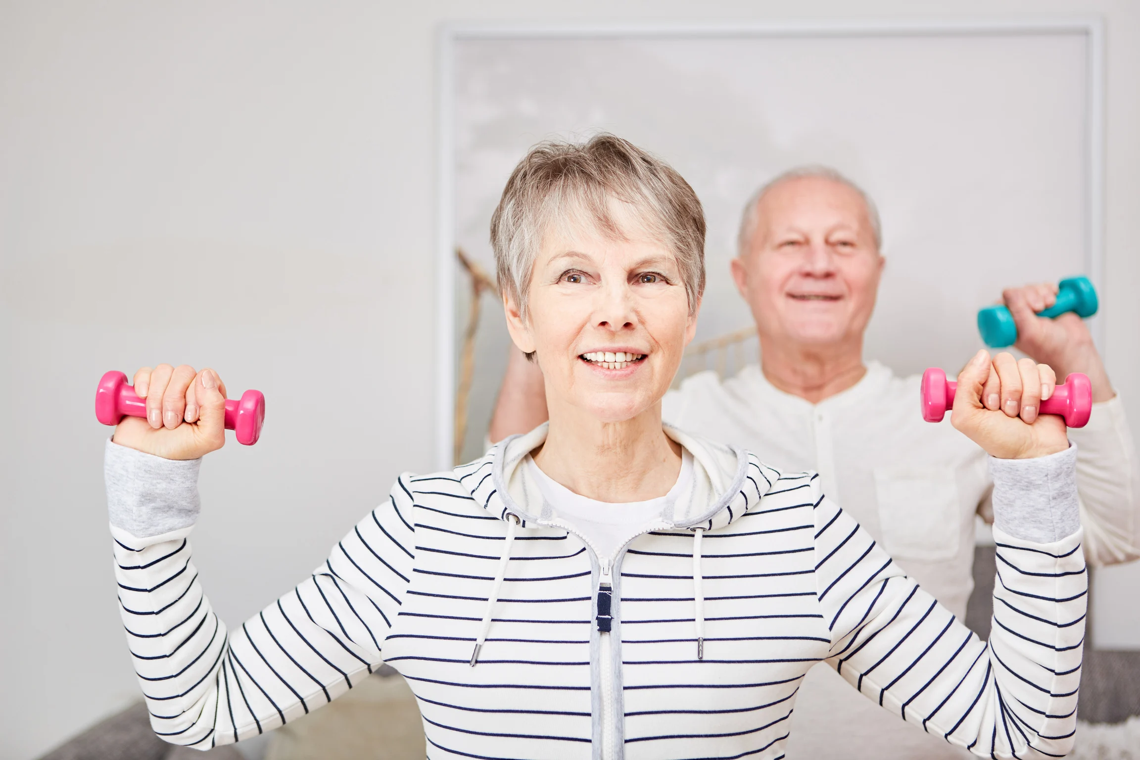 Senior Couple Fitness Training